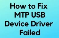 Samsung MTP USB Driver Download for Windows