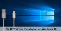 MTP Driver Windows 10 Download