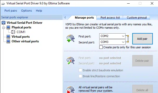 Virtual Com Port Driver Windows 10