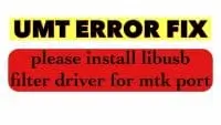 Libusb Filter Driver for MTK Port